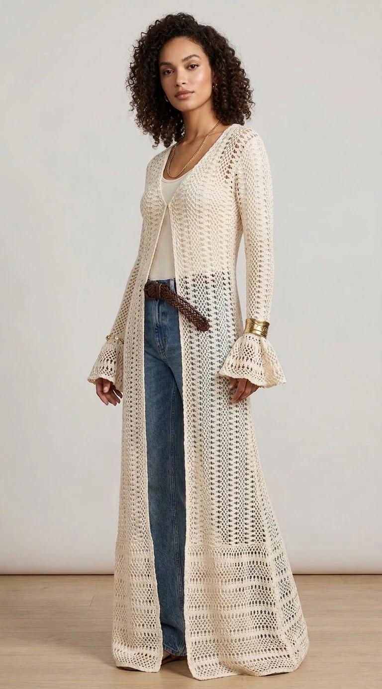 Knitted cardigan - View 1