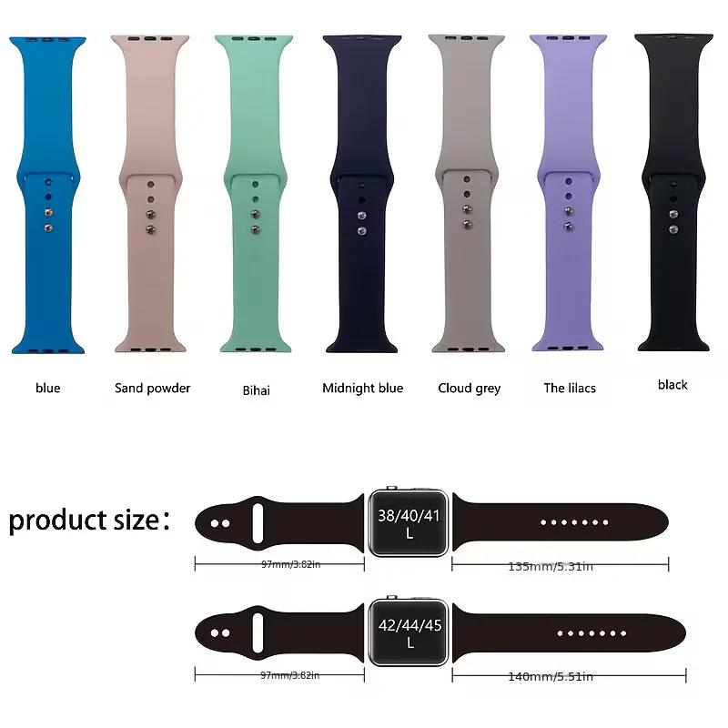سوار سيليكون لساعة Apple Watch (42/44/45/46/49 مم) - View 1