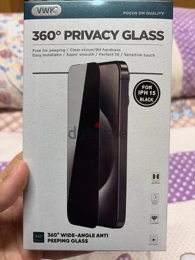 واقي شاشة VWK Privacy 360 Glass - View 1