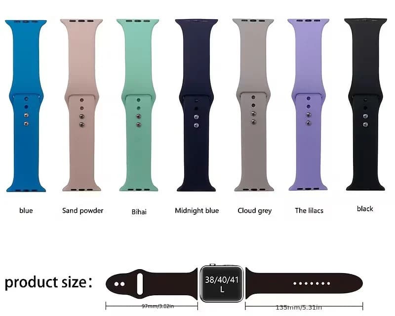 سوار سيليكون لساعة Apple Watch (38/40/41 مم) - View 1